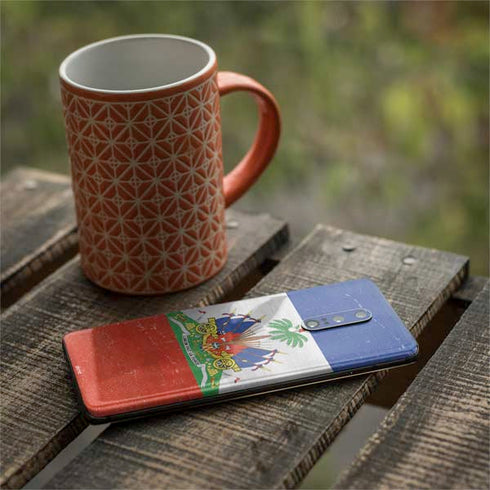 Haiti Flag Distressed OnePlus 7 Pro Skin